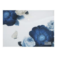 Папка-конверт на кнопке Arabeski А4 (темно-синий)