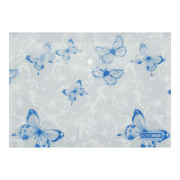 Папка-конверт на кнопке Arabeski А4 (белый перламутр)