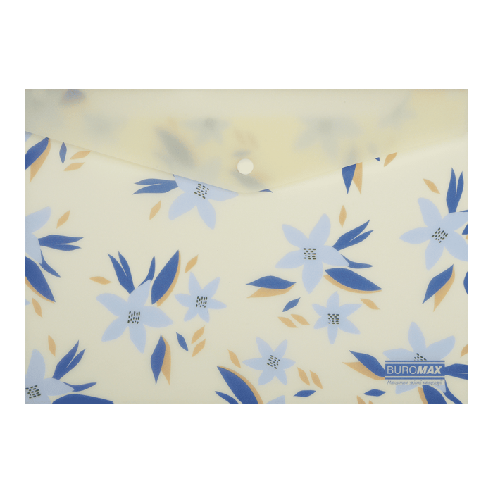 Папка-конверт на кнопке Arabeski А4 (маренго)