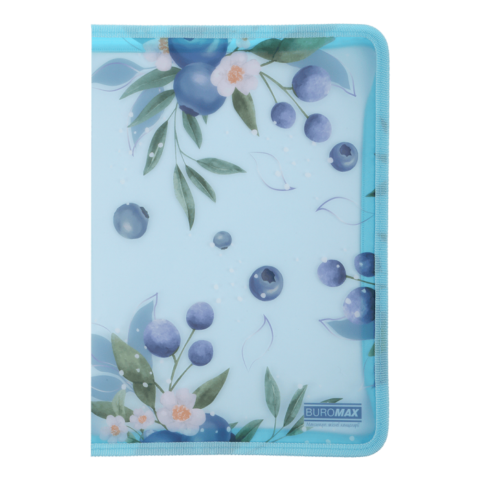 Папка-конверт на молнии Arabeski А4 (морская волна)