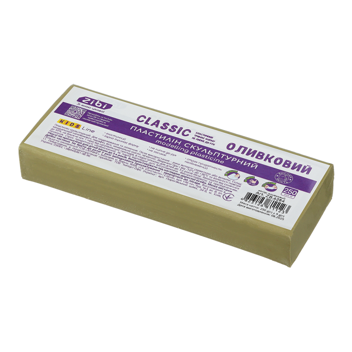 Пластилін скульптурний Classic (оливковий) 250г
