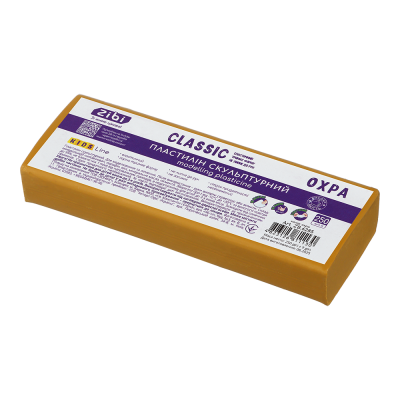 Пластилин скульптурный Classic (охра) 250г