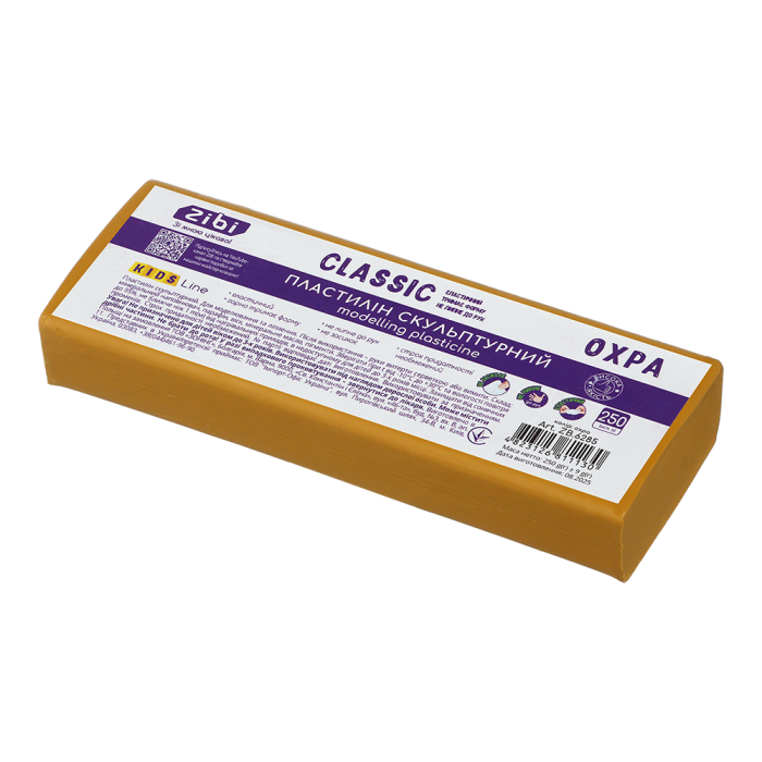Пластилін скульптурний Classic (охра) 250г