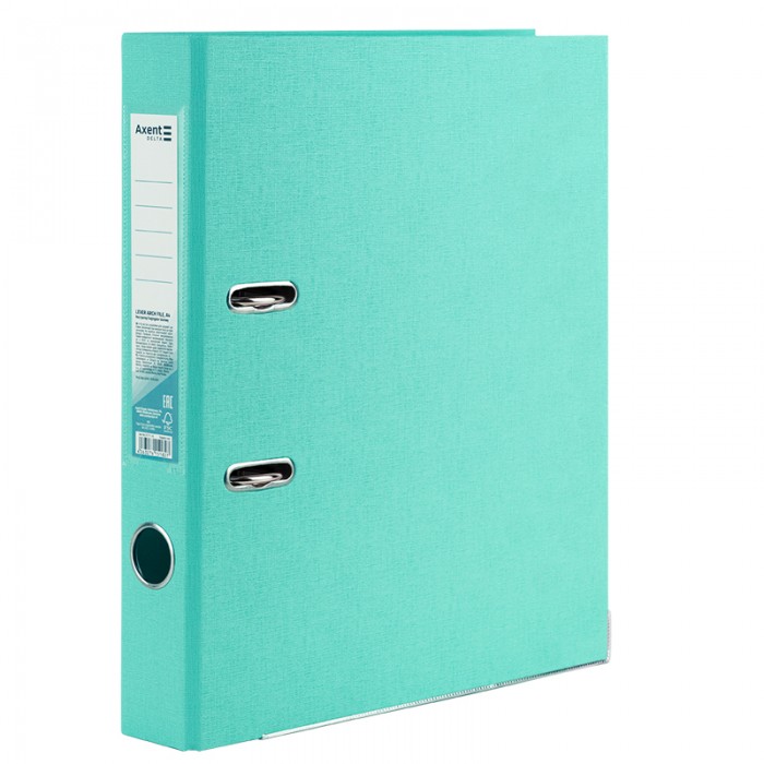 Регистратор с двусторонним покрытием Pastelini А4 (5см) мятный