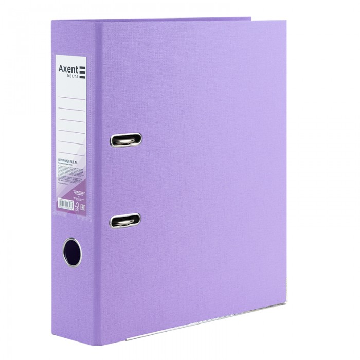 Регистратор с двусторонним покрытием Pastelini А4 (7,5см) сиреневый