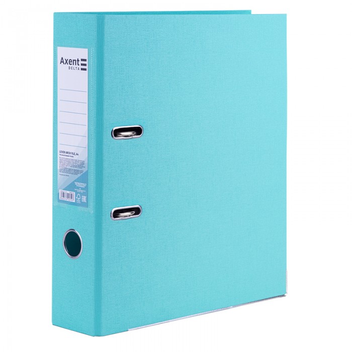 Регистратор с двусторонним покрытием Pastelini А4 (7,5см) бирюзовый