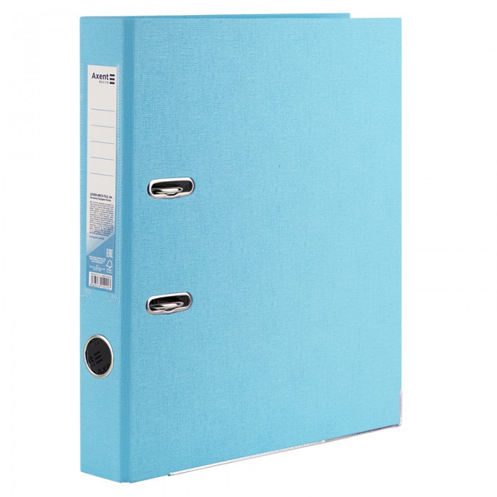 Регистратор с односторонним покрытием Pastelini А4, (5см) бирюзовый