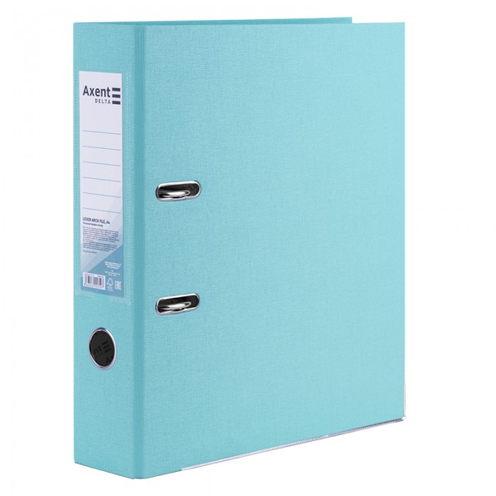 Регистратор с односторонним покрытием Pastelini А4, (7,5см) бирюзовый