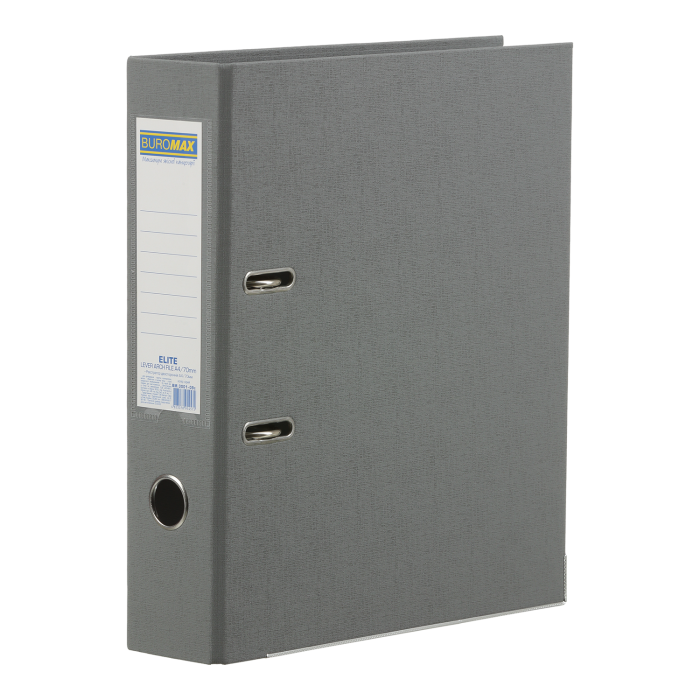 Реєстратор А4 Elite 70мм (сірий), двостороннє покриття bm.3001-09c