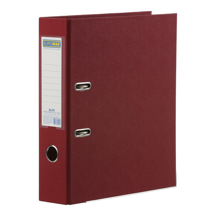 Реєстратор А4 Elite 70мм (бордовий), двостороннє покриття  bm.3001-13c