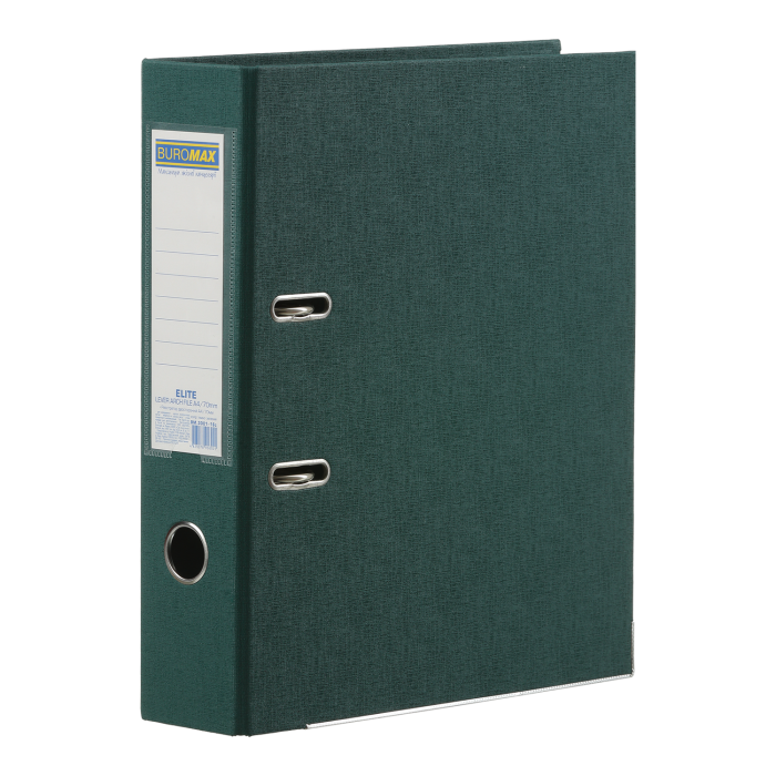 Реєстратор А4 Elite 70мм (темно-зелений), двостороннє покриття bm.3001-16c