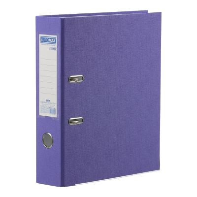 Регистратор Lux Jobmax А4 70мм (фиолетовый), одностороннее покрытие bm.3011-07c