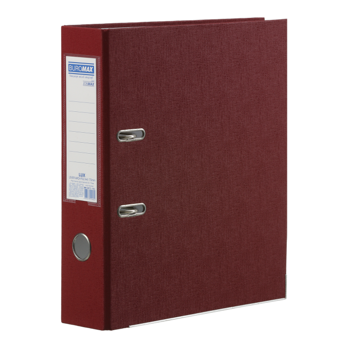 Реєстратор Lux Jobmax А4 70мм (бордовий), одностороннє покриття bm.3011-13c
