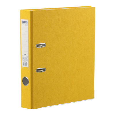 Регистратор Lux Jobmax А4 50мм (желтый), одностороннее покрытие bm.3012-08c