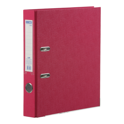 Регистратор Lux Jobmax А4 50мм (розовый), одностороннее покрытие bm.3012-10c