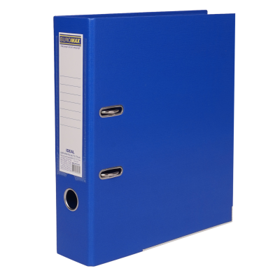 Папка-реєстратор А4, 75мм, синій Ideal