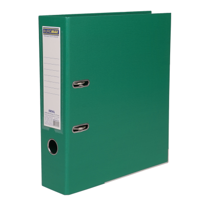 Папка-реєстратор А4, 75мм, зелений Ideal