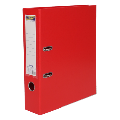 Папка-реєстратор А4, 75мм, червоний Ideal