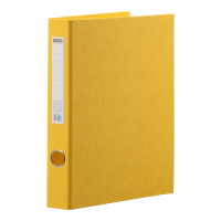Регистратор с кольцевым механизмом,А4/2D (желтый) bm.3101-08