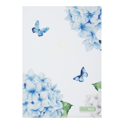 Папка-уголок, матовая Arabeski А4 (прозрачный)