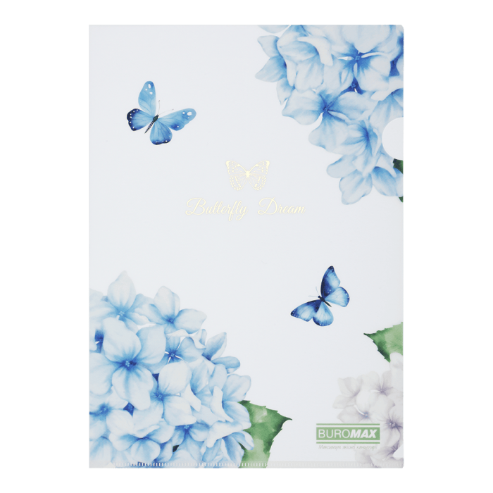 Папка-уголок, матовая Arabeski А4 (прозрачный)