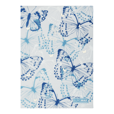 Папка-уголок, матовая Arabeski А4 (синий)