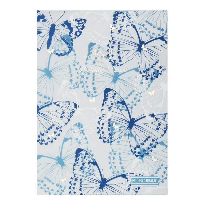 Папка-уголок, матовая Arabeski А4 (синий)