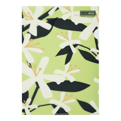 Папка-уголок, матовая Arabeski А4 (салатовый)