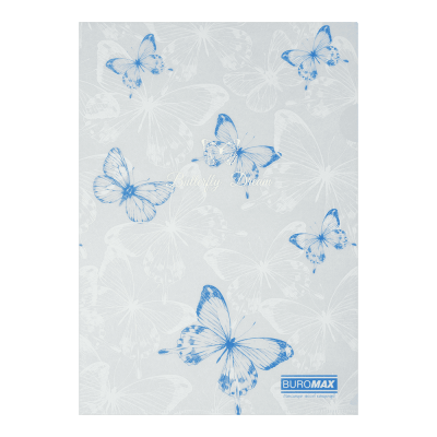 Папка-уголок, матовая Arabeski А4 (белый перламутр)