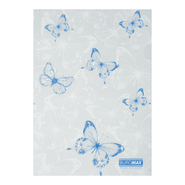 Папка-уголок, матовая Arabeski А4 (белый перламутр)