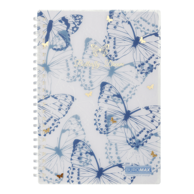 Тетрадь канцелярская Arabeski А5, 80л. клетка (синий) BM.2587-02