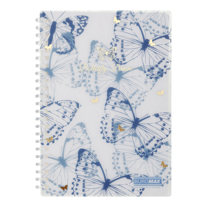 Тетрадь канцелярская Arabeski А5, 80л. клетка (синий) BM.2587-02