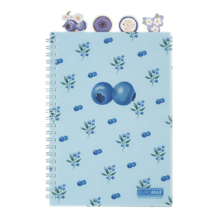 Тетрадь канцелярская Arabeski А5, 80л. клетка (кобальтовый) с раздел. BM.2587-54