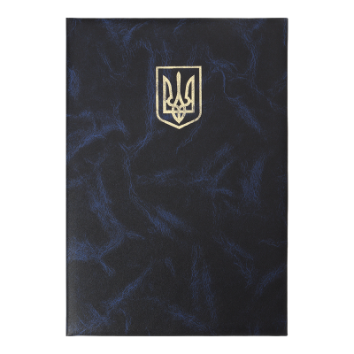 Папка на подпись Герб А4 (синий)