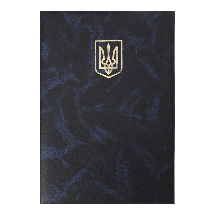 Папка на подпись Герб А4 (синий)