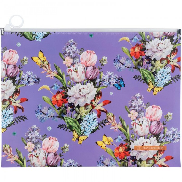 Папка-конверт на блискавці zip-lock  А4+ Olga Selyshcheva, Secret