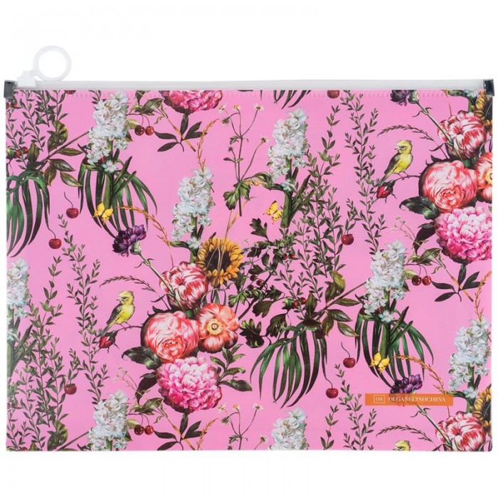 Папка-конверт на блискавці zip-lock  А4+ Olga Selyshcheva, Summer