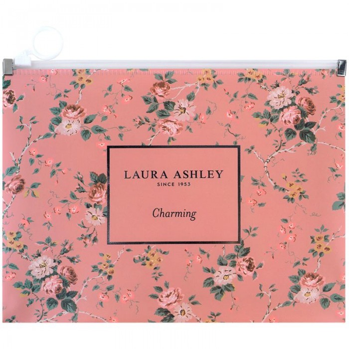 Папка-конверт на блискавці zip-lock А5+ Laura Ashley, Charming