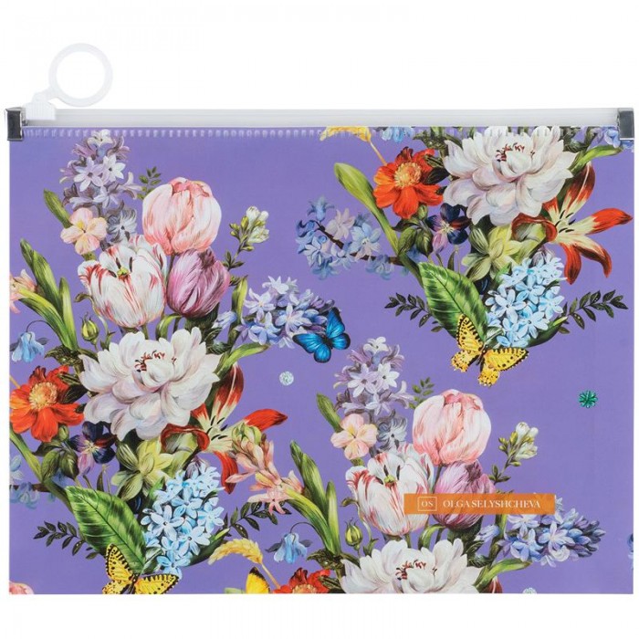 Папка-конверт на блискавці zip-lock А5+ Olga Selyshcheva, Secret