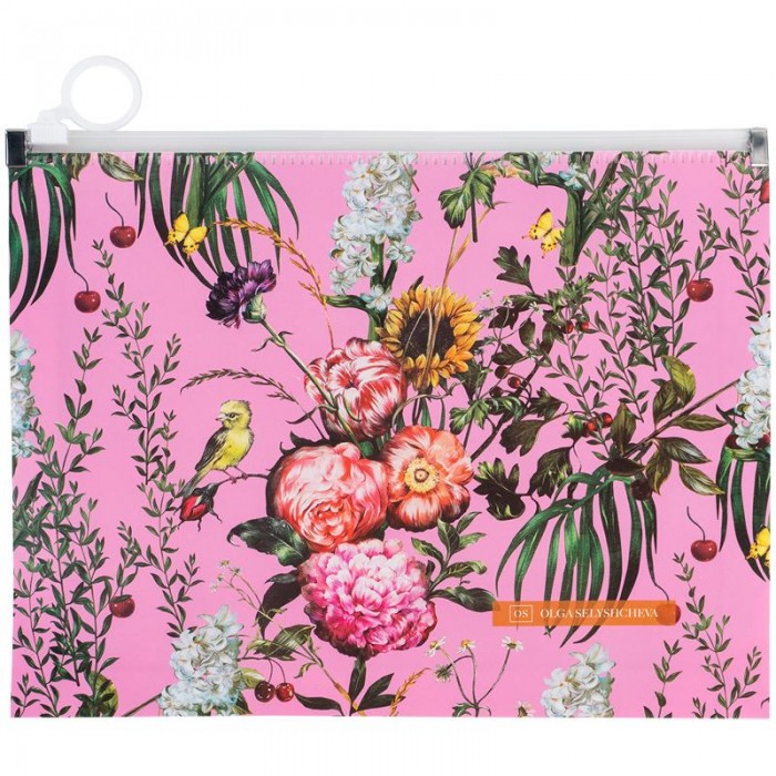 Папка-конверт на блискавці zip-lock А5+ Olga Selyshcheva, Summer