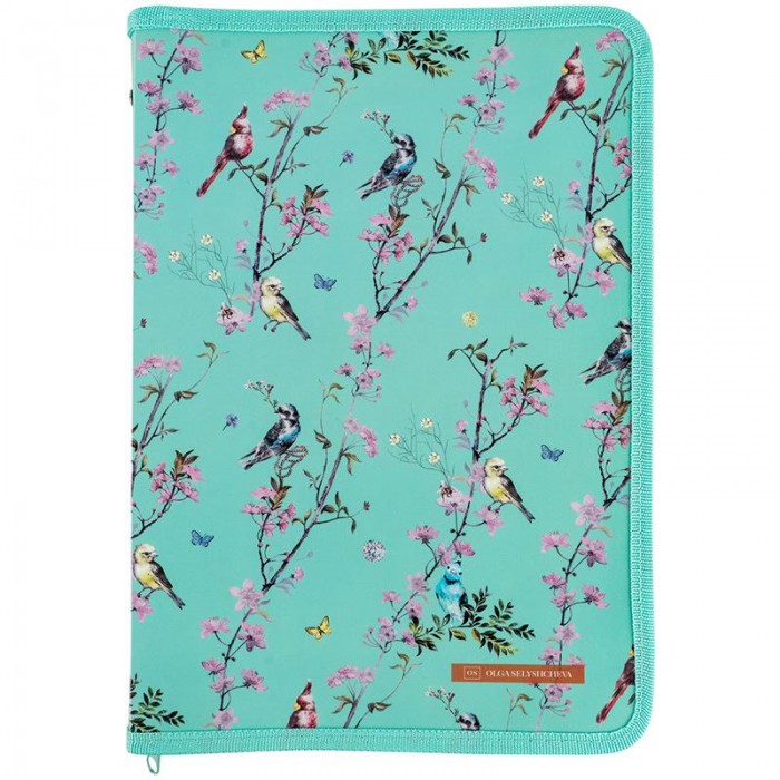 Папка об'ємна на блискавці А4+ Olga Selyshcheva, Spring