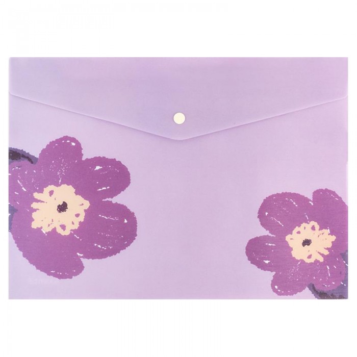 Папка-конверт на кнопке А4+ Lavender-4