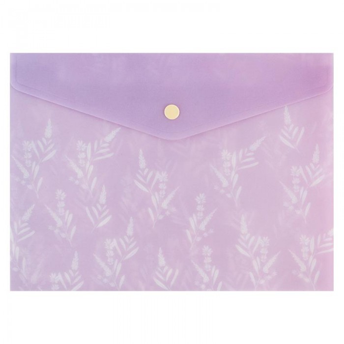 Папка-конверт на кнопке А5+ Lavender-3