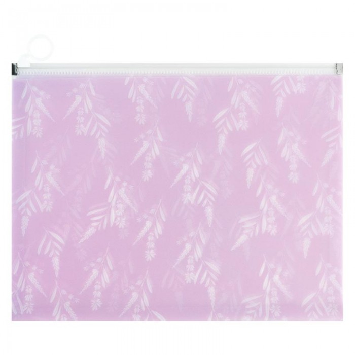 Папка-конверт на блискавці zip-lock  А4+ Lavender-3