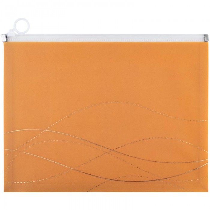 Папка-конверт на блискавці zip-lock А4 Waves-1