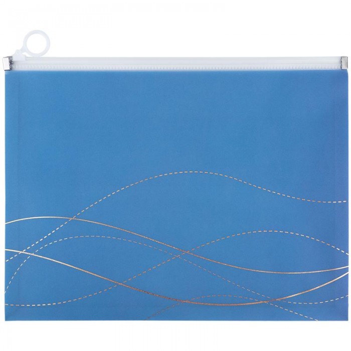 Папка-конверт на блискавці zip-lock А4 Waves-2