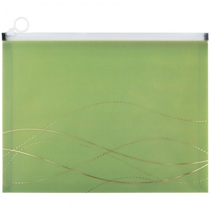 Папка-конверт на блискавці zip-lock А4 Waves-3