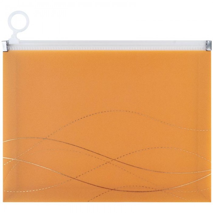 Папка-конверт на блискавці zip-lock А5+ Waves-1