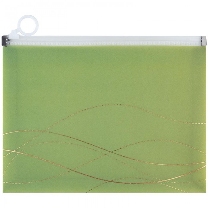 Папка-конверт на блискавці zip-lock А5+ Waves-3