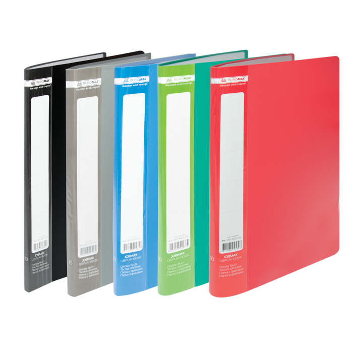 Папка з 10 файлами А4 (асорті) bm.3600-99